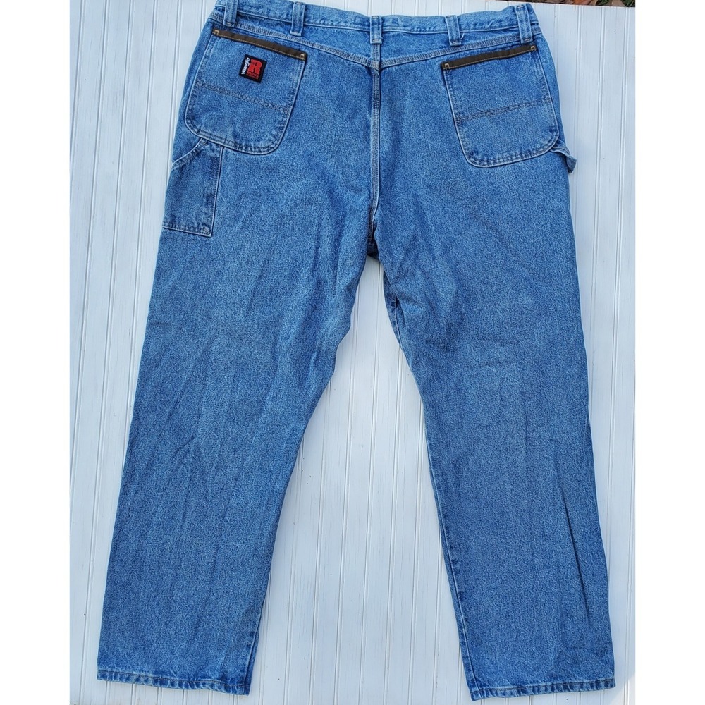 Wrangler Riggs Work Jean Men 46x32 (Fits 44x32) Workhorse‎ Carpenter Relaxed Fit - Picture 9 of 9